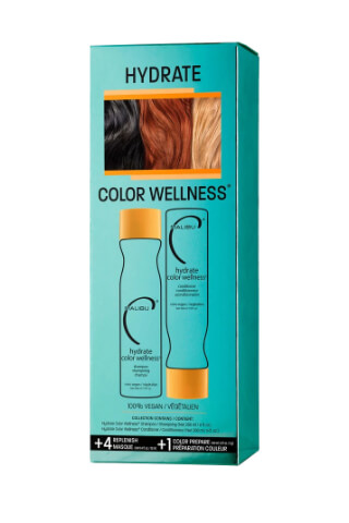 Malibu Hydrate Color Wellness Collection šampón 266 ml + kondicionér 266 ml + wellness sáčky 5 kusov