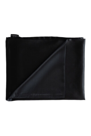 Pongee Pillow Case Black 90x70 cm