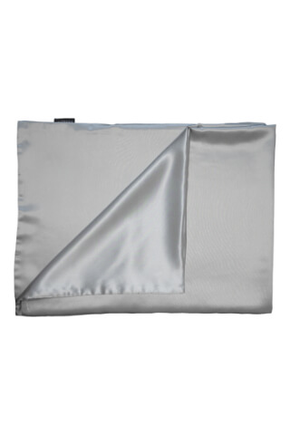 Pongee Pillow Case Silver 90x70 cm