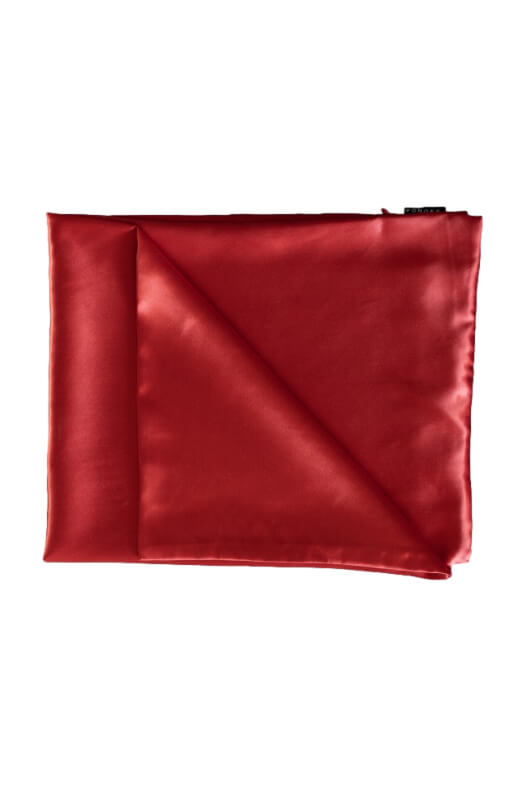 Pongee Pillow Case Red 65x50 cm